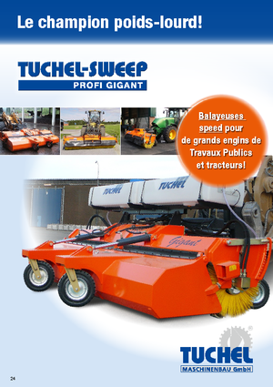 Mounted Sweepers Tuchel Profi Gigant
