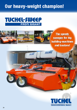 Mounted Sweepers Tuchel Profi Gigant