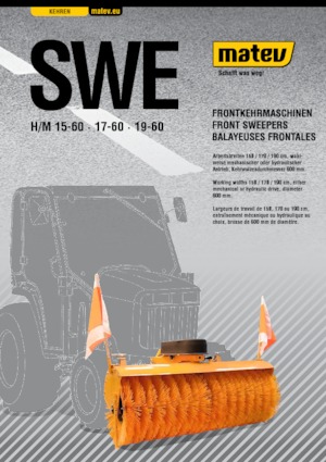 Mounted Sweepers Matev SWE-M 15-60