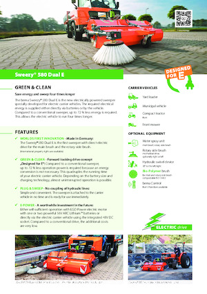 Mounted Sweepers Bema Sweezy 580 Dual E