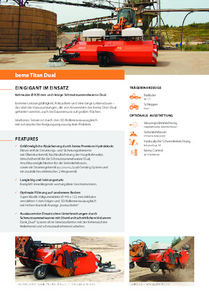 Üstü açılır kapılar Bema Titan Dual 3250
