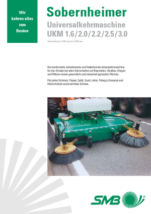 Mounted Sweepers Sobernheimer UKM 3.0