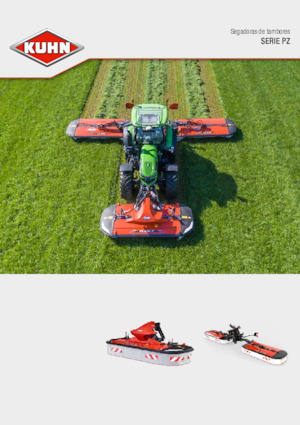 Koşullandırıcı içermeyen biçme makinesi kombinasyon tamburu Kuhn PZ 8831