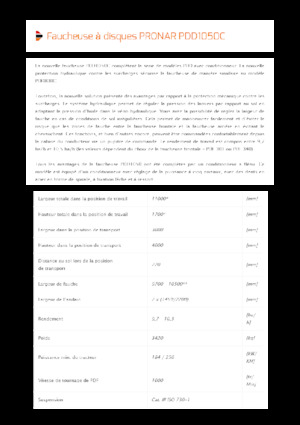 Mower combinations - disc with conditioner Pronar PDD 1050C