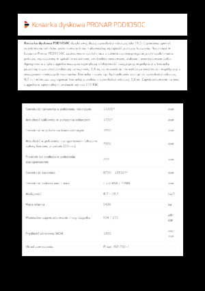 Mower combinations - disc with conditioner Pronar PDD 1050C