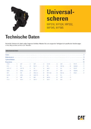 Multi-processors Caterpillar MP332