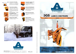 Multi-sharp Snowploughs Assaloni 3 GS 36*