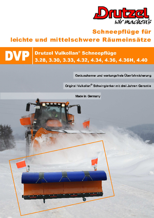 Multi-sharp Snowploughs Drutzel DVP 3.28