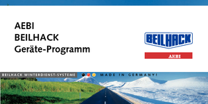 Multi-sharp Snowploughs Beilhack PVF 26-3