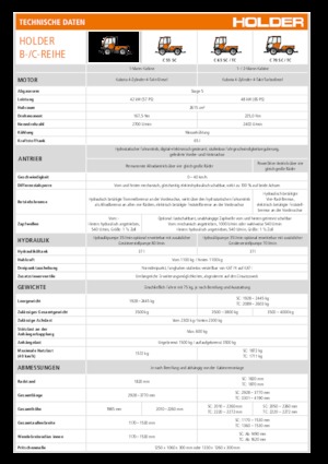 Municipal Tractors Front Hitch Holder C 65 SC