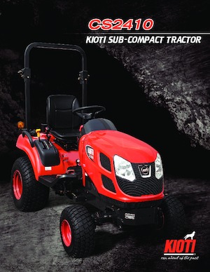 Municipal Tractors Front Hitch Kioti CS 2410