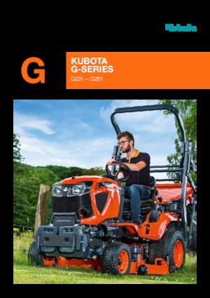 Municipal Tractors Front Hitch Kubota G 23 LD-3