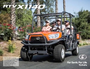 Municipal Tractors Front Hitch Kubota RTV 1140 CPX