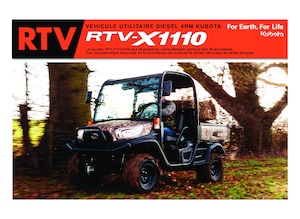 Municipal Tractors Front Hitch Kubota RTV X1110 NTW 