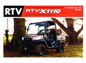 Municipal Tractors Front Hitch Kubota RTV X1110 NTW 