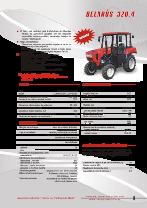 Compact Utility Tractors Belarus 320.4