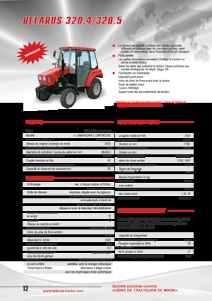 Compact Utility Tractors Belarus 320.4