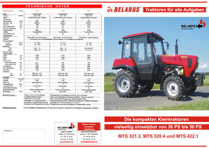 Compact Utility Tractors Belarus 321.3
