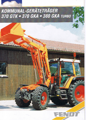 Compact Utility Tractors Fendt 380 GKA Turbo