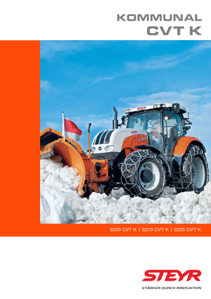 Compact Utility Tractors Steyr 6225 CVT K