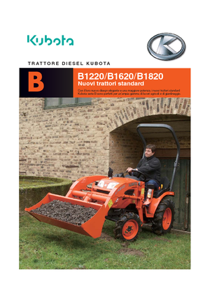 Belediye traktörleri Kubota B1220