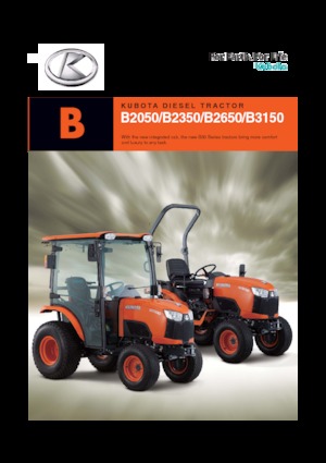Compact Utility Tractors Kubota B2650 HDB