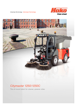 Compact Utility Tractors Hako Citymaster 1250 C