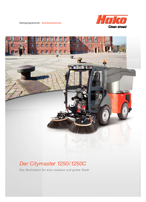 Compact Utility Tractors Hako Citymaster 1250 C