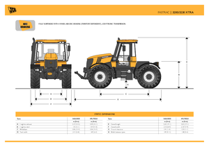 Belediye traktörleri JCB Fastrac 3200-80 Xtra