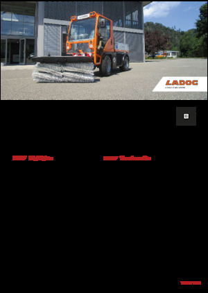 Municipal Tractors Front Hitch Ladog T 1150