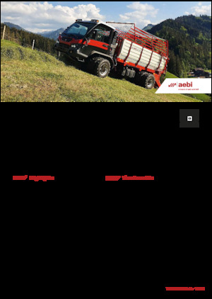 Municipal Tractors Front Hitch Aebi VT 470 Vario