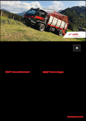 Municipal Tractors Front Hitch Aebi VT 470 Vario