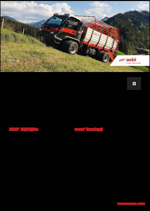 Municipal Tractors Front Hitch Aebi VT 470 Vario