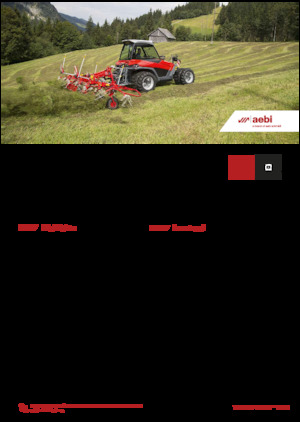 Municipal Tractors Front Hitch Aebi TT 241+