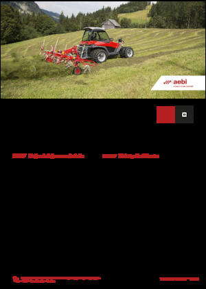 Municipal Tractors Front Hitch Aebi TT 241+