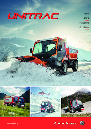 Municipal Tractors Front Hitch Lindner Unitrac 92 P5