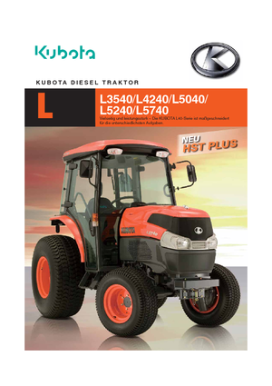 Compact Utility Tractors Kubota L 4240 D