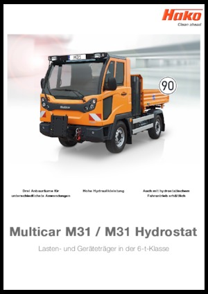 Compact Utility Tractors Hako Multicar M31 C