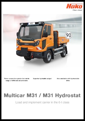 Compact Utility Tractors Hako Multicar M31 C
