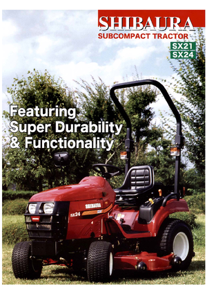 Belediye traktörleri Shibaura SX 24