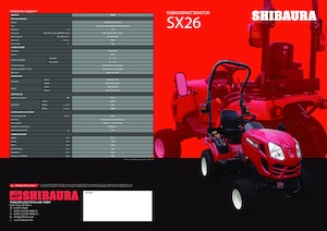 Belediye traktörleri Shibaura SX 26