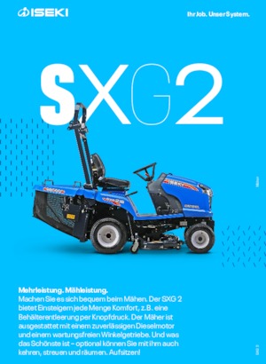 Riding Lawn Mowers and Garden Tractors Iseki SXG 216