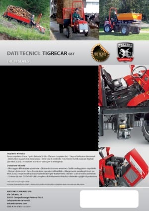 Belediye traktörleri Carraro Tigrecar 4300 GST