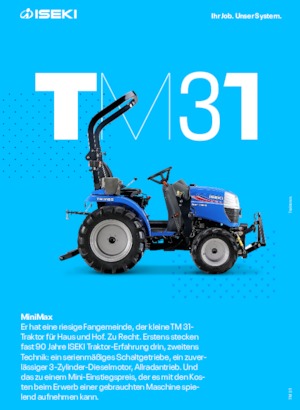 Compact Utility Tractors Iseki TM 3185