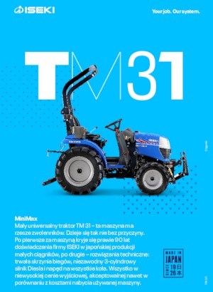 Compact Utility Tractors Iseki TM 3185