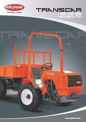 Compact Utility Tractors Goldoni Transcar 25 RS