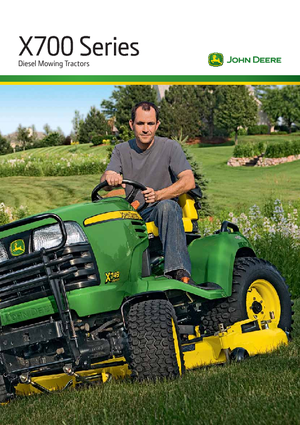 Belediye traktörleri John Deere X 740