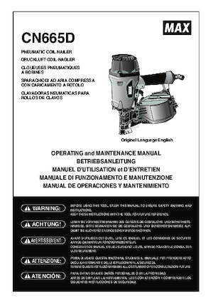 Nailers & Staplers MAX USA CORP. CN665D