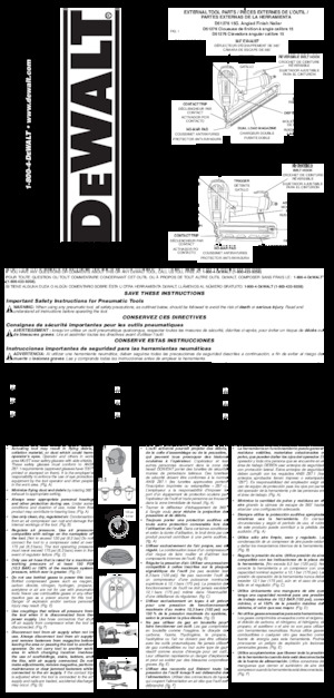 Çivi Zımbaları DEWALT D51257K