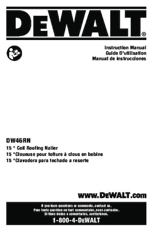 Nailers & Staplers DEWALT DW46RN